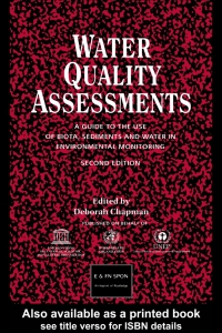 表紙画像: Water Quality Assessments 2nd edition 9780419216001