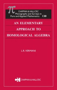 Imagen de portada: An Elementary Approach to Homological Algebra 1st edition 9781584884002