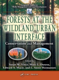 Cover image: Forests at the Wildland-Urban Interface 1st edition 9781566706025