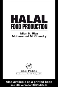 Omslagafbeelding: Halal Food Production 1st edition 9781587160295