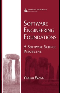 Imagen de portada: Software Engineering Foundations 1st edition 9780849319310