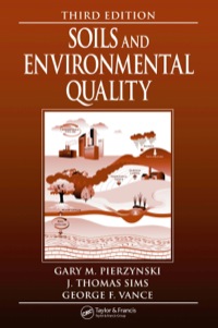 Imagen de portada: Soils and Environmental Quality 3rd edition 9780367221720
