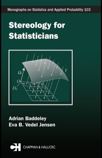 Cover image: Stereology for Statisticians 1st edition 9781584884057