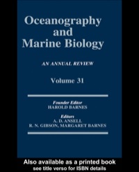 Imagen de portada: Oceanography and Marine Biology, An Annual Review, Volume 31 1st edition 9781857280852