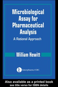 Cover image: Microbiological Assay for Pharmaceutical Analysis 1st edition 9780849318245