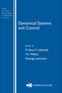 Imagen de portada: Dynamical Systems and Control 1st edition 9780415309974