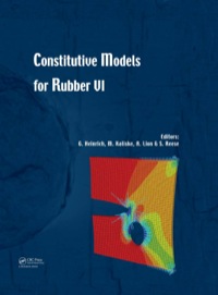 Cover image: Constitutive Models for Rubber VI 1st edition 9780415563277