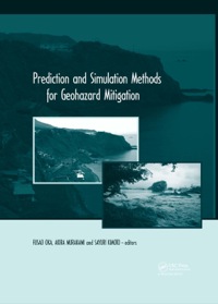 Imagen de portada: Prediction and Simulation Methods for Geohazard Mitigation 1st edition 9780415804820