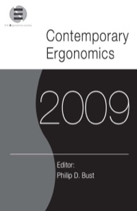 Imagen de portada: Contemporary Ergonomics 2009 1st edition 9780415804332