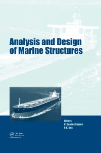 Cover image: Analysis and Design of Marine Structures 1st edition 9781138116474