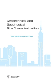 Imagen de portada: Geotechnical and Geophysical Site Characterization 1st edition 9780415469364