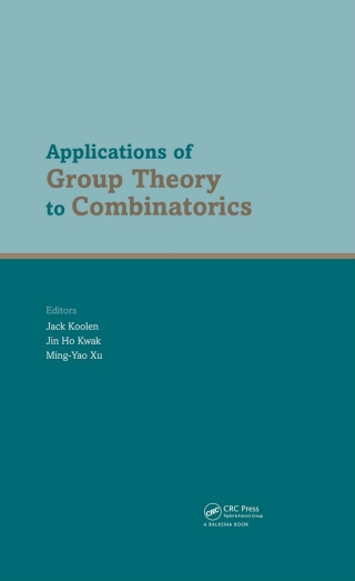 صورة الغلاف: Applications of Group Theory to Combinatorics 1st edition 9780415471848