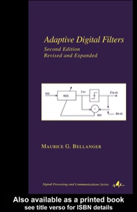 Imagen de portada: Adaptive Digital Filters 2nd edition 9780824705633