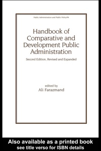 Cover image: Handbook of Comparative and Development Public Administration 2nd edition 9780824704360