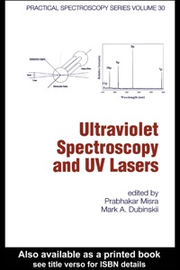 Cover image: Ultraviolet Spectroscopy And Uv Lasers 1st edition 9780367447090