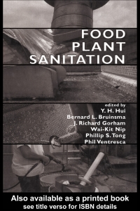 Cover image: Food Plant Sanitation 1st edition 9780824707934