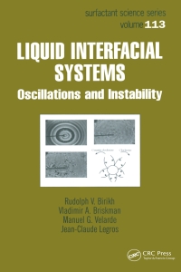 表紙画像: Liquid Interfacial Systems 1st edition 9780824742959