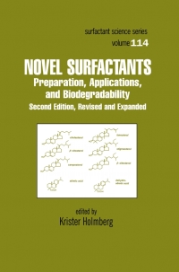 Omslagafbeelding: Novel Surfactants 2nd edition 9780824743000