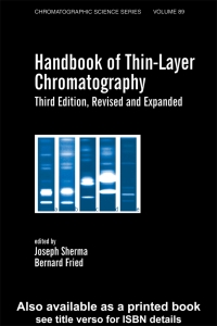 Cover image: Handbook of Thin-Layer Chromatography 3rd edition 9780429223174