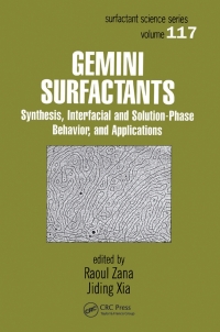 Cover image: Gemini Surfactants 1st edition 9780824747053