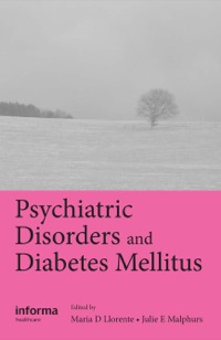 Imagen de portada: Psychiatric Disorders and Diabetes Mellitus 1st edition 9780415385411