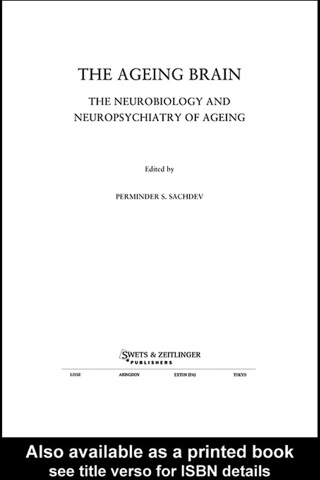 Cover image: The Ageing Brain 1st edition 9789026519437
