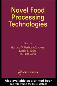 Cover image: Novel Food Processing Technologies 1st edition 9780824753337
