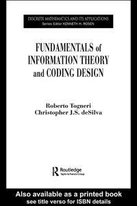 Imagen de portada: Fundamentals of Information Theory and Coding Design 1st edition 9781584883104