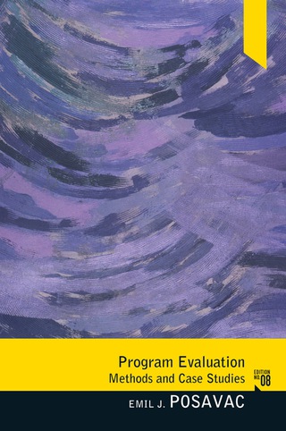 Cover image: Program Evaluation 8th edition 9780205804979