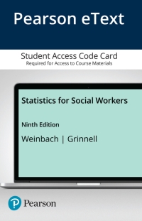 Cover image: Statistics for Social Workers -- Enhanced Pearson eText 9th edition 9780205867240