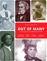 Cover image: Out of Many: A History of the American People, Volume 1 8th edition 9780205962051