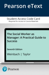 Cover image: The Social Worker as Manager 7th edition 9780205958054