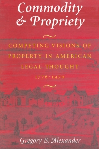 Cover image: Commodity & Propriety 1st edition 9780226013534