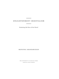 Imagen de portada: Enlightenment Orientalism 1st edition 9780226024486