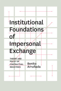 Cover image: Institutional Foundations of Impersonal Exchange 1st edition 9780226028323