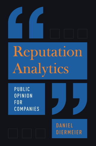 Cover image: Reputation Analytics 9780226029627