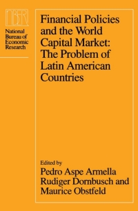 Cover image: Financial Policies and the World Capital Market 1st edition 9780226029962