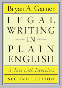 表紙画像: Legal Writing in Plain English: A Text with Exercises 2nd edition 9780226283937