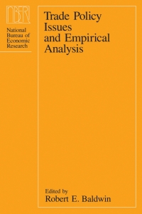 Imagen de portada: Trade Policy Issues and Empirical Analysis 1st edition 9780226036076