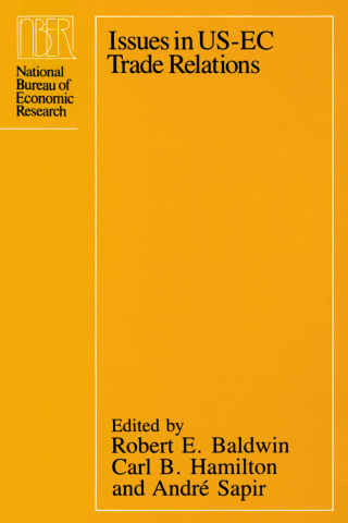 Imagen de portada: Issues in US-EC Trade Relations 1st edition 9780226036083