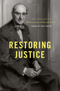 Cover image: Restoring Justice 1st edition 9780226041315