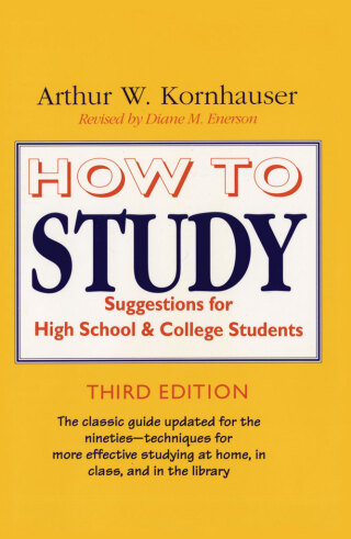 Cover image: How to Study 33rd edition 9780226451176