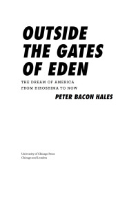 Cover image: Outside the Gates of Eden 1st edition 9780226313160