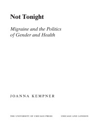 Cover image: Not Tonight 1st edition 9780226179155