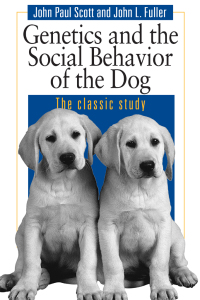 Cover image: Genetics and the Social Behaviour of the Dog 1st edition 9780226743356