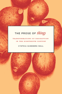 Cover image: The Prose of Things 1st edition 9780226215273