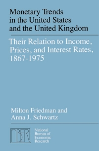 Titelbild: Monetary Trends in the United States and the United Kingdom 1st edition 9780226264103