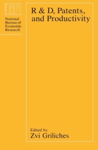 Cover image: R&D, Patents and Productivity 1st edition 9780226308845