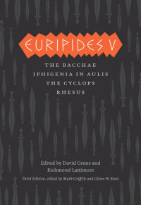 Imagen de portada: Euripides V 9780226308982