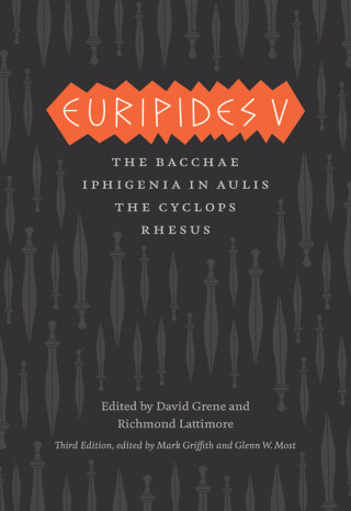 Cover image: Euripides V 9780226308982